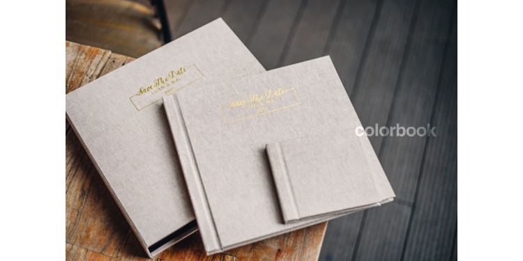 Album phóng sự cưới mở phẳng bìa Vải bố Album phóng sự cưới mở phẳng bìa Vải bố
